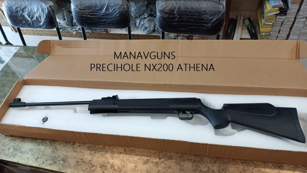 Precihole NX200 Athena (0.177CAL/4.5MM) AirGun Black Finish MANAV GUN
