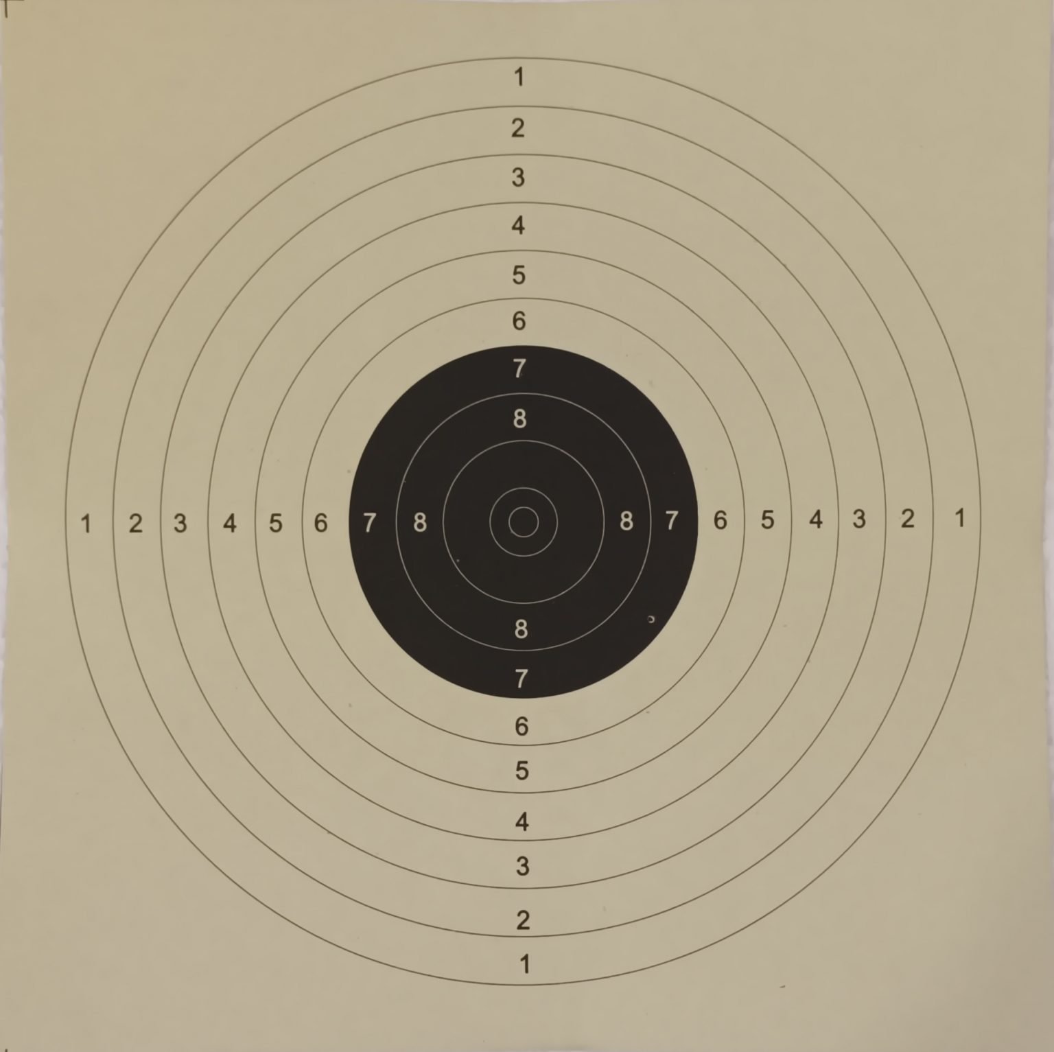 Air Pistol Targets (Pack of 100) By MANAVGUNS MANAV GUN